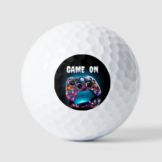 Spiel auf Lebenskraft Golfball (Vorderseite)