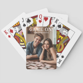 Spiel auf Paaren - Personalisiertes Foto Spielkarten