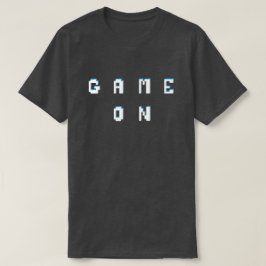 Spiel auf Retro-Pixelformat-Grafik T-Shirt