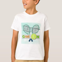 Spiel auf Tennis-T - Shirt