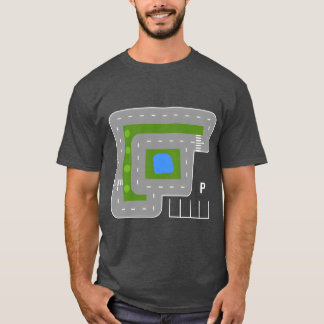 Spiel Autos Auf Dads Rückseite Spielmatte auf Dadd T-Shirt