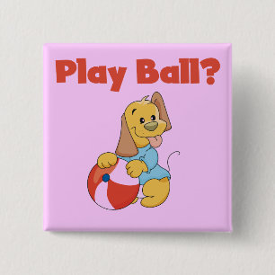 Spiel-Ball-T-Shirts und Geschenke Button