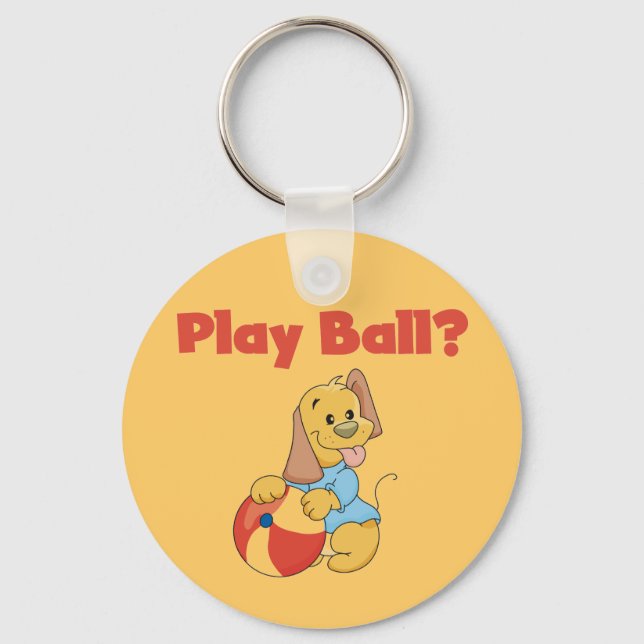 Spiel-Ball-T-Shirts und Geschenke Schlüsselanhänger (Vorderseite)