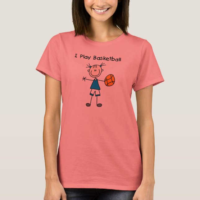 Spiel-Basketball-T-Shirts und Geschenke des T-Shirt (Vorderseite)