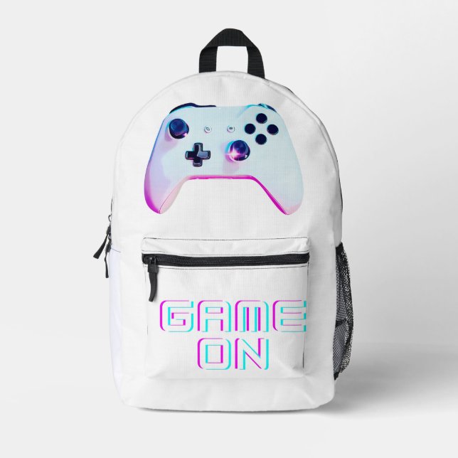 Spiel Bedruckter Rucksack (Vorderseite)