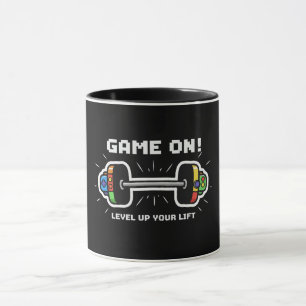 Spiel Beginnt Erhöhe Deinen Auftrieb Lustiger Game Tasse