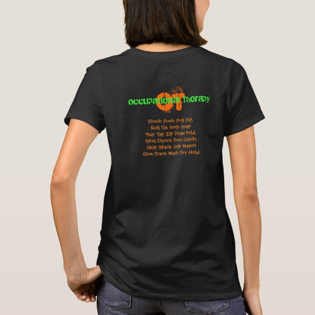 "Spiel-" Beschäftigungstherapie-T - Shirt (Rückseite)