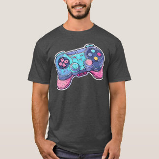 Spiel-Controller Mädchen T-Shirt