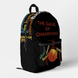 Spiel der Champions: Basketball-Helden Essential Bedruckter Rucksack