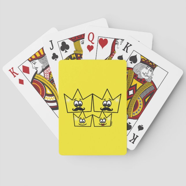 Spiel der Chartas Spiel - Familie Schwul Männer Spielkarten (Rückseite)