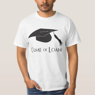 Spiel der Uni-Abschluss-Darlehen T-Shirt