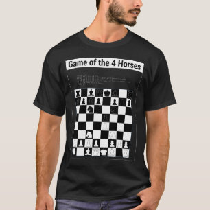 Spiel des 4 Pferde T - Shirt