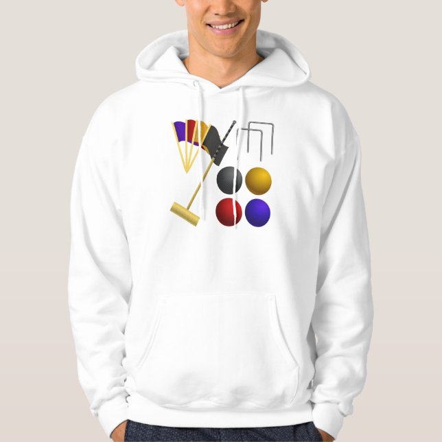 Spiel des Hoodie der Krokett-Männer (Vorderseite)