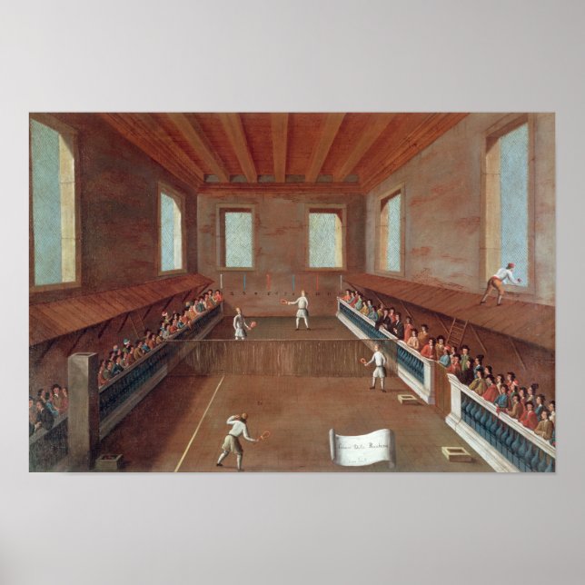 Spiel des Racquets Poster (Vorne)