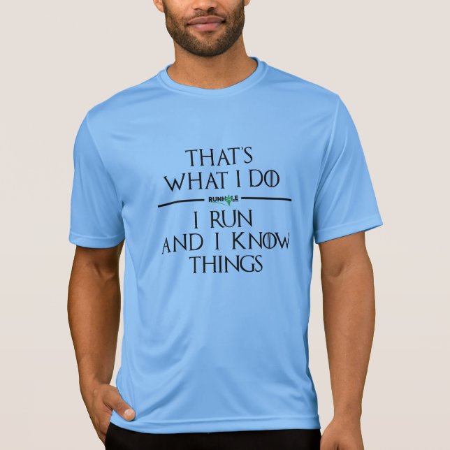 Spiel des Runhole Tech-Shirts (Grün) T-Shirt (Vorderseite)
