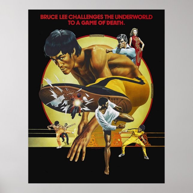 Spiel des Todes 1978 Film Berühmt KungFu Jet Kune  Poster (Vorne)