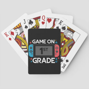 Spiel Ein 1. Klasse Zurück zur Schule Lustiger Gam Spielkarten