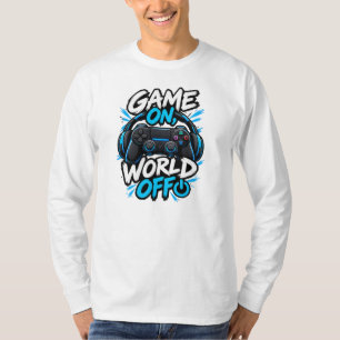 Spiel Ein Welt Aus Gamer Gaming Design T-Shirt