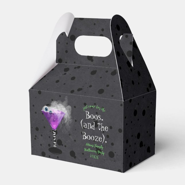 Spiel für Boos und Booze Adult Halloween-Party Geschenkschachtel (Vorderseite)