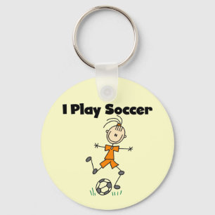 Spiel-Fußball-T-Shirts und Geschenke des Mädchen Schlüsselanhänger