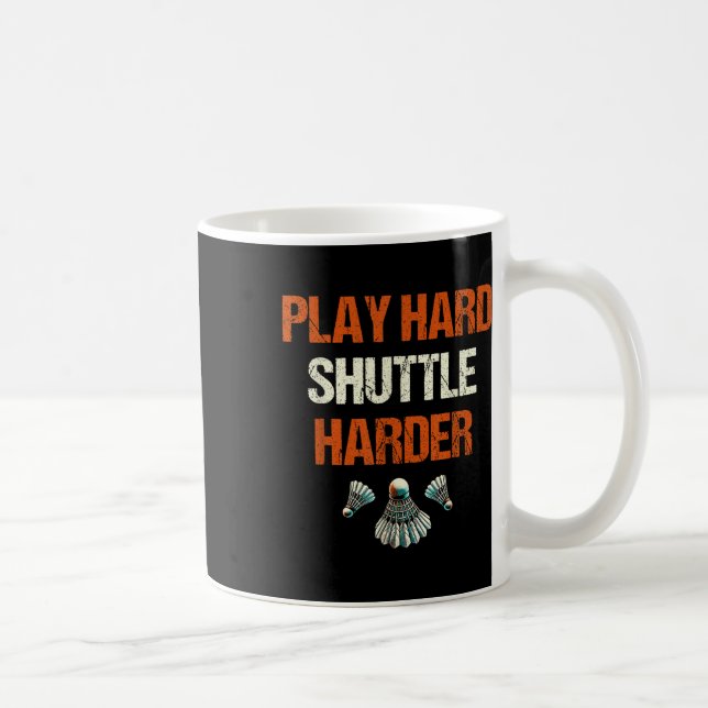Spiel Hart Shuttle Harter Badminton  Kaffeetasse (Rechts)