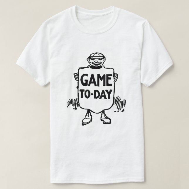 Spiel Heute T-Shirt (Design vorne)