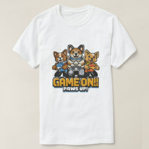 Spiel ist an! Pfoten hoch! T-Shirt
