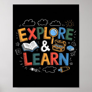 Spiel ist Lernen Erkunden und Lernen Vorschule Leh Poster