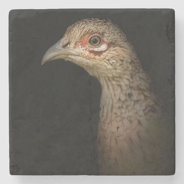 Spiel-Mädchen Steinuntersetzer (Vorderseite)