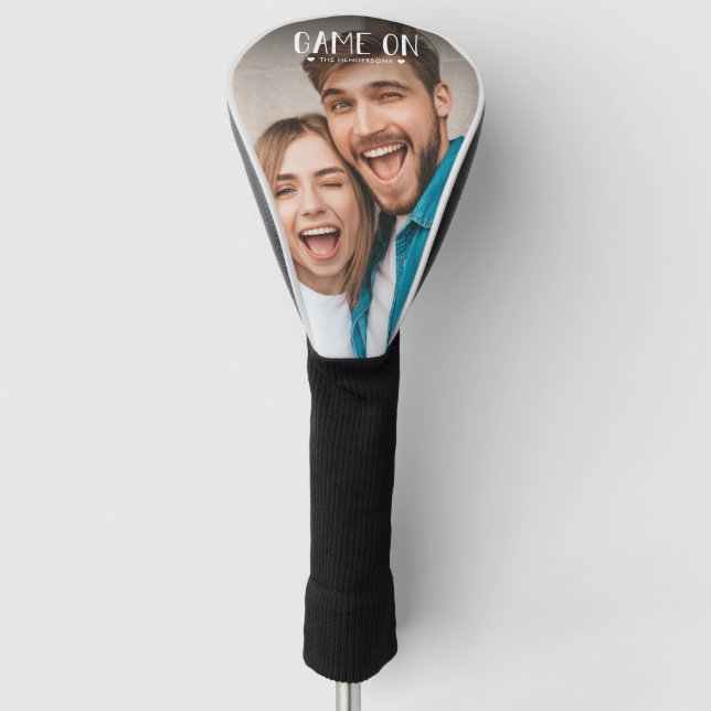 Spiel mit dem Foto der Familie Golf Headcover (Vorderseite)