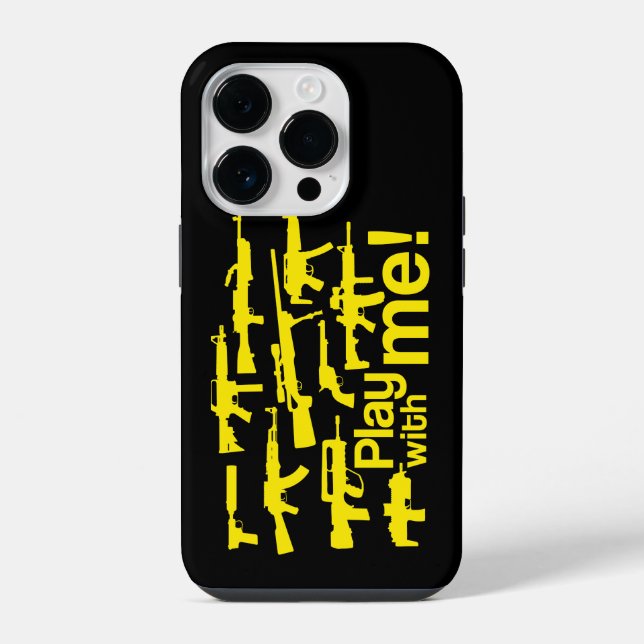 Spiel mit mir! iPhone 14 pro  hülle (Rückseite)