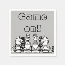 Spiel mit Napkins Serviette