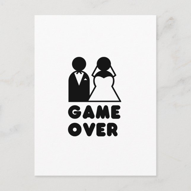 SPIEL OVER POSTKARTE (Vorderseite)