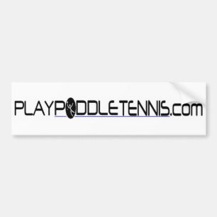 Spiel-Paddel-Tennis Autoaufkleber