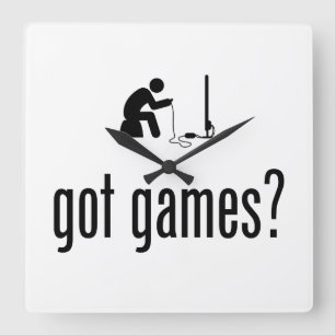 Spiel Quadratische Wanduhr