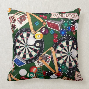 Spiel-Raum-Billard-Karten Kissen