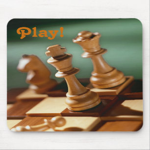 Spiel! Schach Mousepad