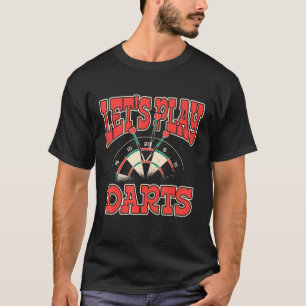 Spiel Spiel Gewinn Wettbewerb Turnier Athlet Dartb T-Shirt