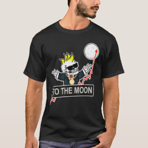 Spiel stinkt auf dem Mond Aktien WSB Meme Trader T-Shirt