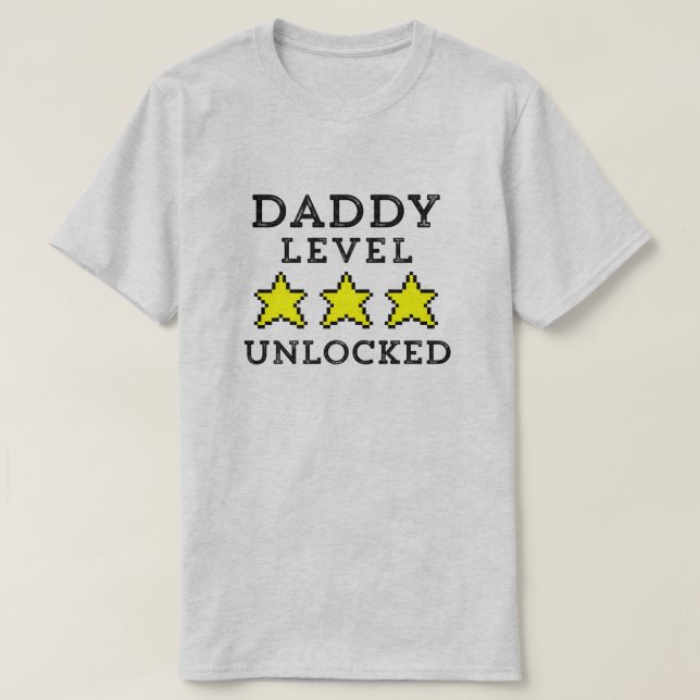 Spiel-T - Shirt des Shirts des Vatis Niveau (Design vorne)