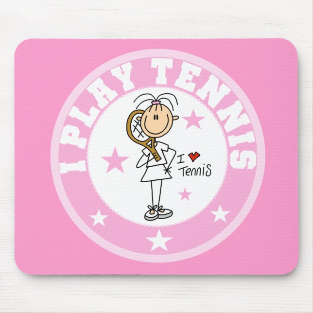 Spiel-Tennis Mousepad des Mädchen-I (Vorne)
