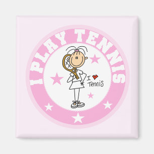 Spiel-Tennist-shirts und -geschenke des Mädchen-I Magnet