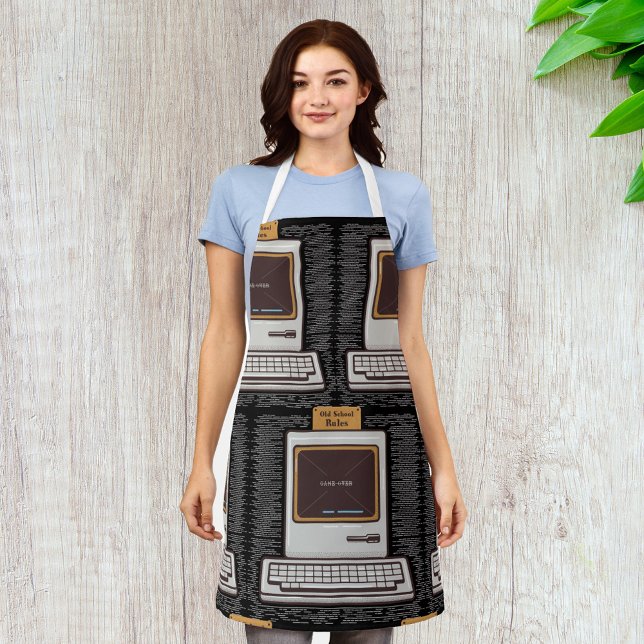 Spiel über alten PC Schürze (Von Creator hochgeladen)