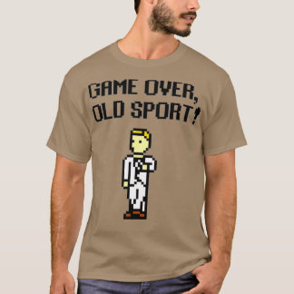 Spiel über alten Sport T-Shirt