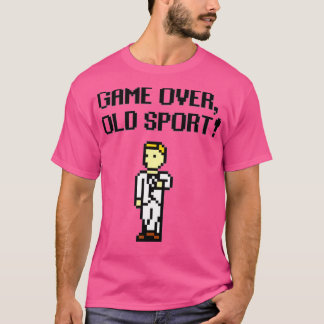 Spiel über alten Sport T-Shirt