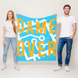 Spiel über den digitalen Kreis Fleecedecke