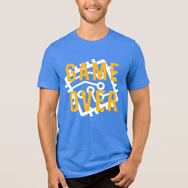 Spiel über den digitalen Kreis Tri-Blend Shirt (Vorderseite)