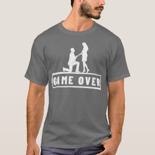 Spiel über Ehe Vorschlag Bachelor Party Groomo T-Shirt