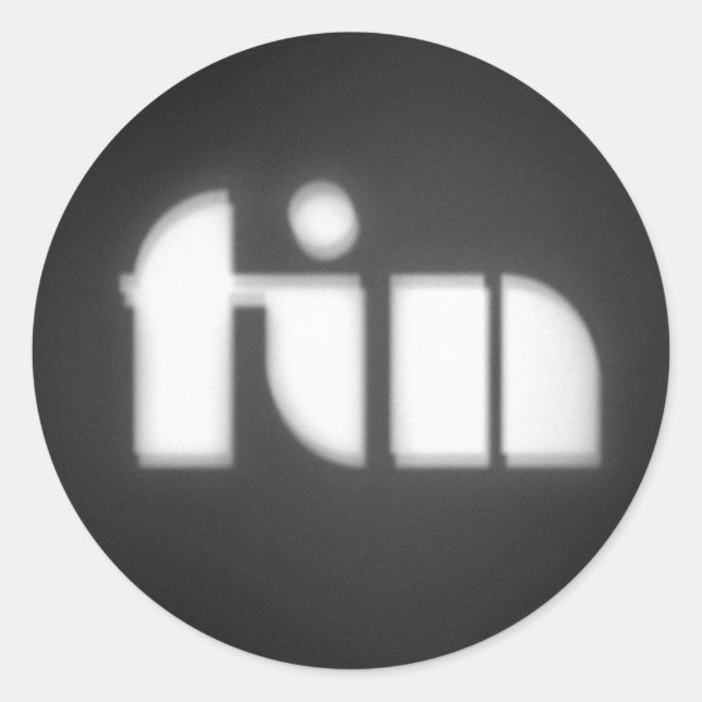 Spiel über FIN Runder Aufkleber (Vorderseite)