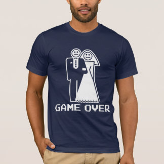 Spiel über Heirat-Spiel über lustigem T-Shirt